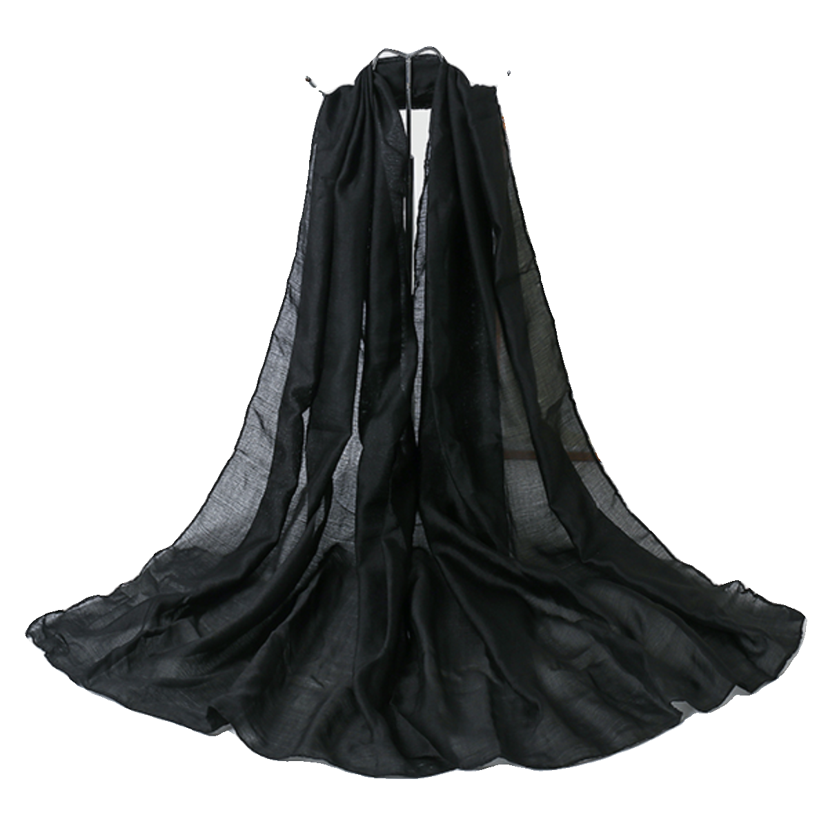 棉麻围巾女冬季长款韩版百搭春秋薄纱巾两用旅游披肩红色丝巾演出,淘宝优惠券,粉丝福利购,淘宝优惠卷