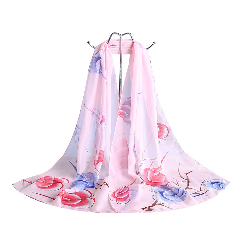 春夏新款小丝巾女秋季薄款纱巾披肩长款百搭雪纺印花围巾领巾礼品,淘宝优惠券,粉丝福利购,淘宝优惠卷