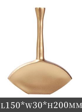 长径细口北欧客厅高级感复古小众创意艺术花瓶摆件家居花器装饰品