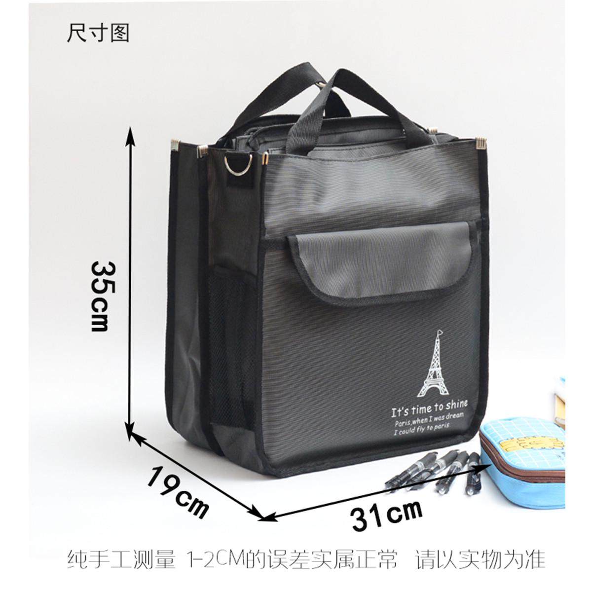 斜挎手提单肩双肩多层补习袋男孩大容量文件袋防水帆布加厚拎书袋,淘宝优惠券,粉丝福利购,淘宝优惠卷