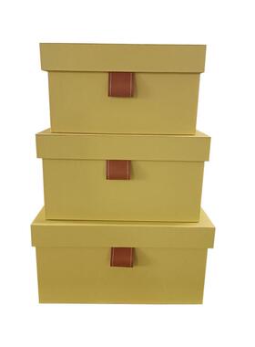 新中式高档收纳盒皮质现代家居储物整理箱’样板间衣帽间收纳摆件