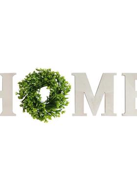 木质摆件居家home字母墙壁标牌客厅房间装饰工艺品摆饰批发