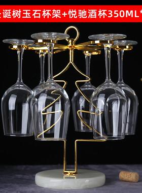 新中式红酒架摆件架子家用葡萄架工业风装饰摆设红酒杯架倒挂创意