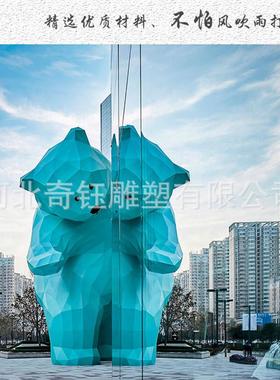 大型不锈钢不锈钢雕塑定制厂家户外园林景观雕塑城市地标镜面雕塑