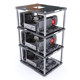 Stacked open chassis ATX motherboard tray stacked chassis Studio computer rack