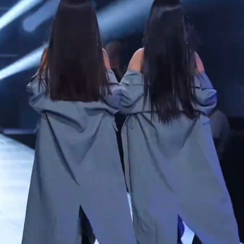 女童西装套装春装2025新款洋气时髦小女孩街舞模特走秀潮酷演出服 - 图2