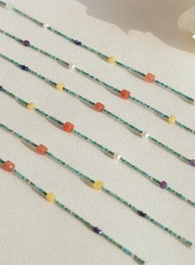 绿松石纯天然原矿项链