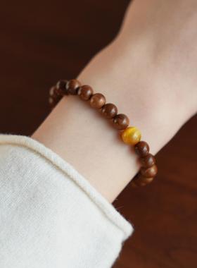 QIANTAO「松山月」新中式天然库克菩提多宝手串净心护身情侣礼物