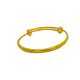 Pulseras para bebés para niños, pulseras brillantes de hombres y mujeres, Regalo de 100 días para bebés de 100 días para niños con un año, joyas de oro de arena dorada