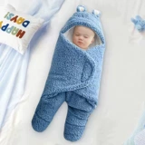 Хлопковый спальный мешок для новорожденных для младенца, детское одеяло, увеличенная толщина