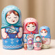 New featured Russian matryoshka doll 6 layers