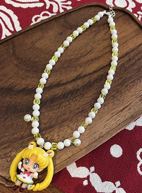 卡通水冰月美少女战士颈链