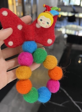 小丑露露可爱手环挂件胸针