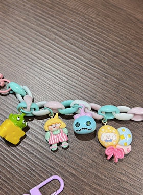 龙猫海绵宝宝少女心链条彩色