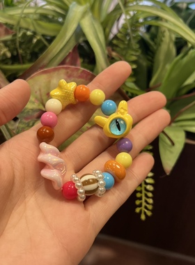 小恶魔手链少女心首饰