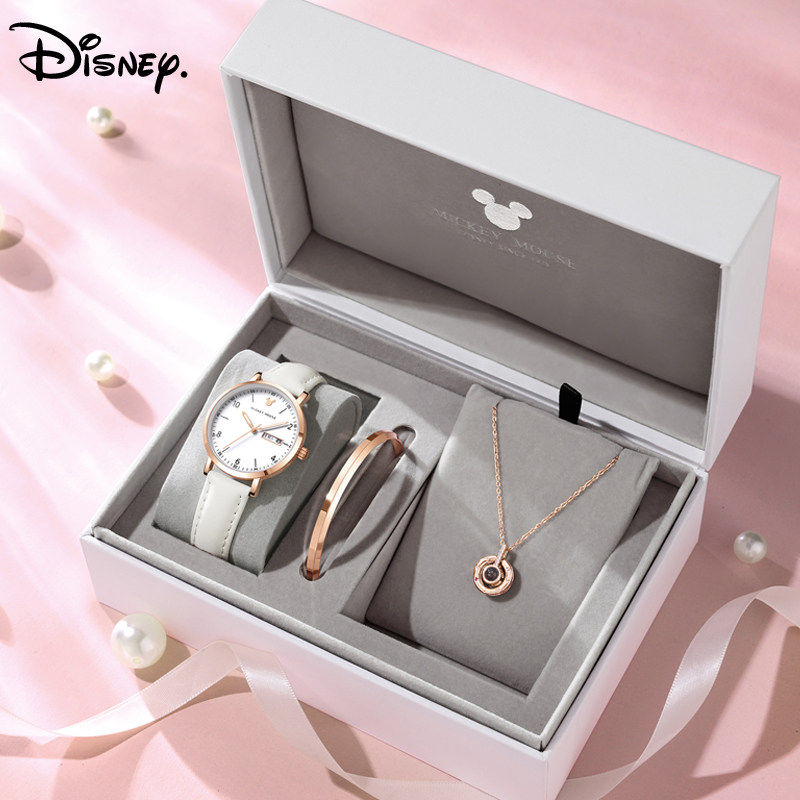 迪士尼女款初中生高中女生女士表 购酷手表国产腕表