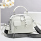 Textured and elegant women's hand-held crossbody bag 2026 new style simple and versatile multi-layered large capacity square bag for work and commuting