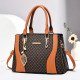 Textured and elegant women's hand-held crossbody bag 2026 new large-capacity middle-aged mother bag commuting versatile tote bag