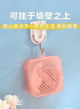 透气粉扑收纳盒气垫粉扑盒子空盒便携专用防尘装PP棉花糖粉扑盒