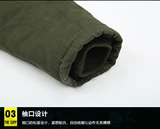 Зимний хлопковый флисовый удерживающий тепло износостойкий пуховик для работы, увеличенная толщина