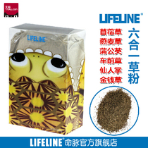 Lifeblood Fine Grinding Calcareous Low Phosphorus Six-In-One Grass Powder Pasta Powder Pet Tonic Calcium Land Tortoise Hamster 300 gr Snacks