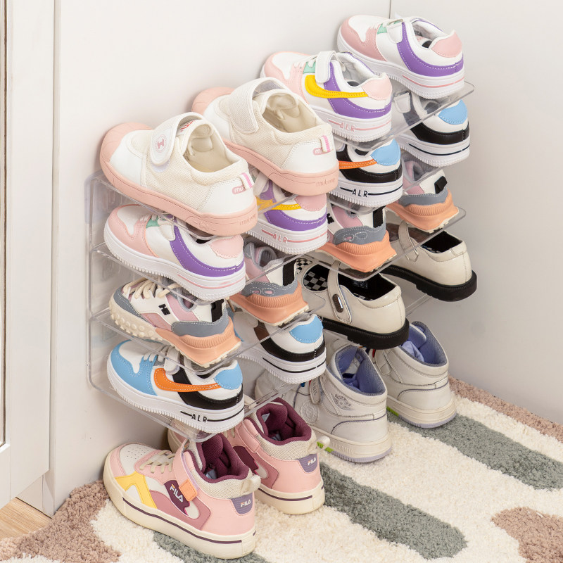 儿童鞋架家用门口简易宝宝专用壁挂鞋子收纳架多层窄款省空间鞋柜,淘宝优惠券,粉丝福利购,淘宝优惠卷