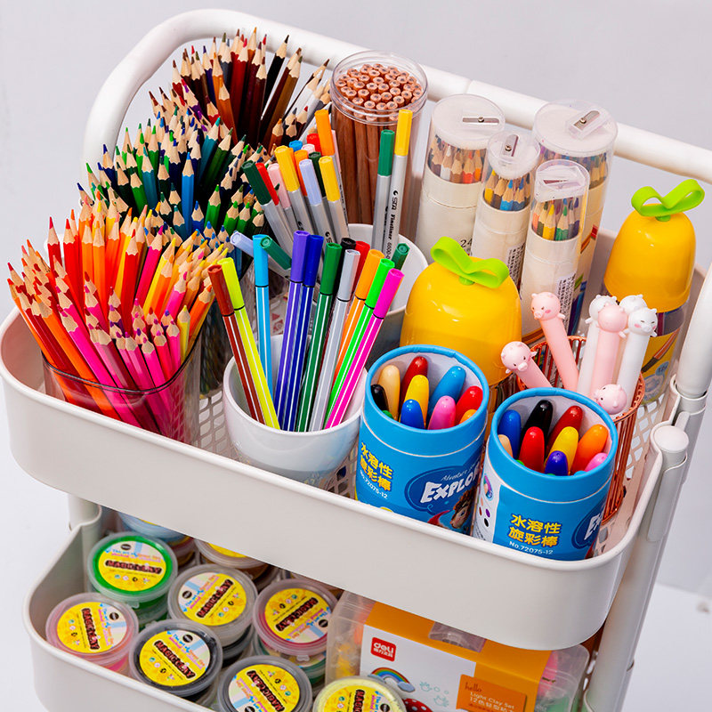 书桌收纳置物架桌面绘画文具整理神器家用多层书架儿童绘本收纳柜,淘宝优惠券,粉丝福利购,淘宝优惠卷