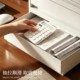 Simple stackable drawer-type desktop storage box