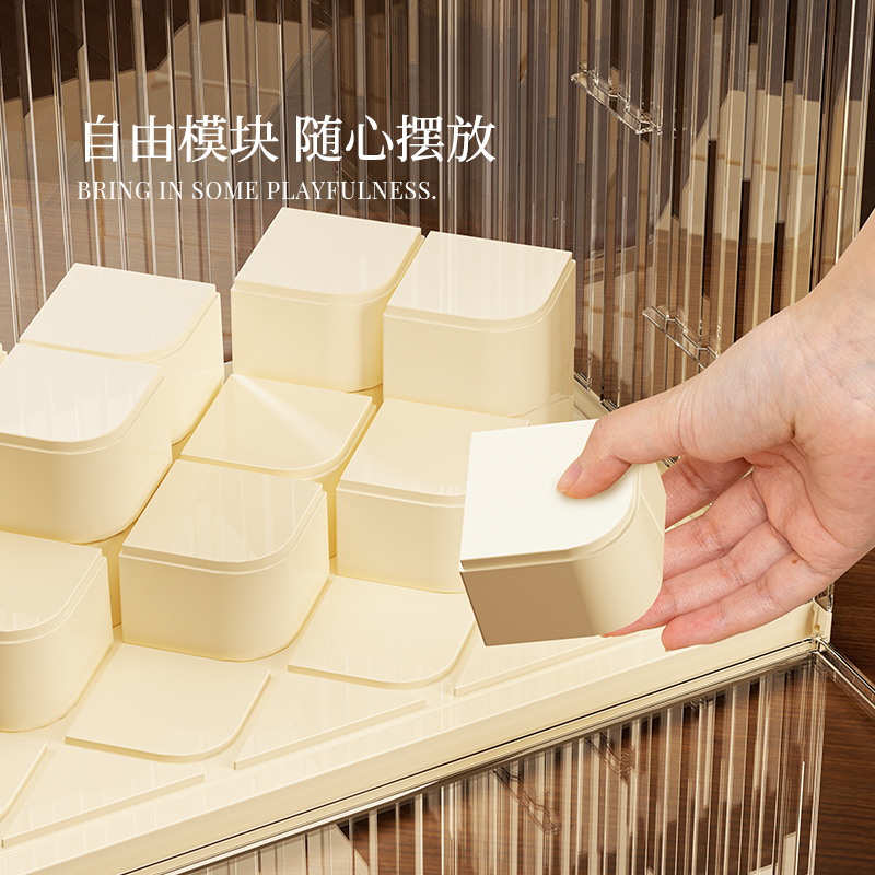 Blind box display box + DIY module + free overlay