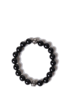 KAMIYA 26aw Stone bracelet 球型黑曜石手链