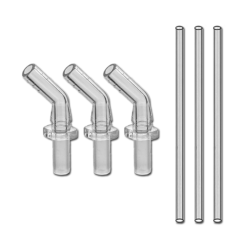 三丽鸥库洛米双饮儿童水杯子吸嘴 方形吸管杯水壶替换吸管头配件 - 图1
