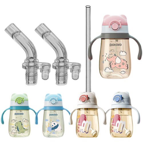 Potato/小土豆宝宝吸管杯吸嘴 婴儿学饮杯鸭嘴杯替换吸管水杯配件 - 图3