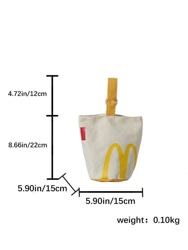 2024新款手提袋子女帆布包饭盒便当包上班水桶包小拎包外出手提包,淘宝优惠券,粉丝福利购,淘宝优惠卷