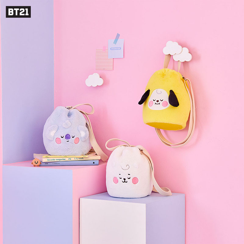 BT21 DREAM BABY系列大容量水桶包 卡通动漫斜挎包 LINE FRIENDS - 图0