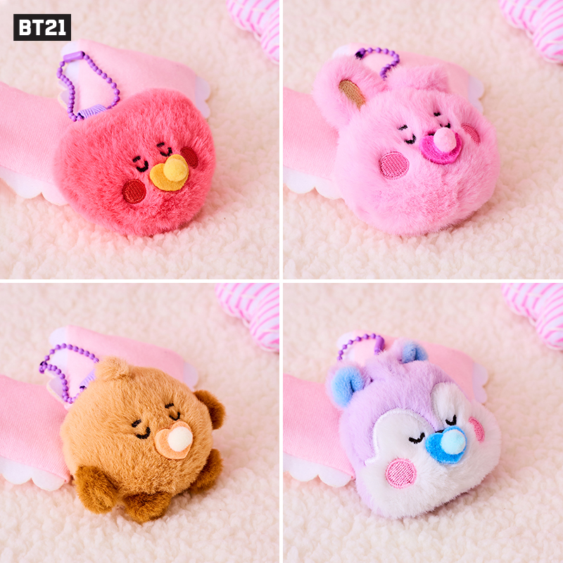 BT21 NEW BORN系列毛绒钥匙扣玩偶可爱公仔 LINE FRIENDS - 图1