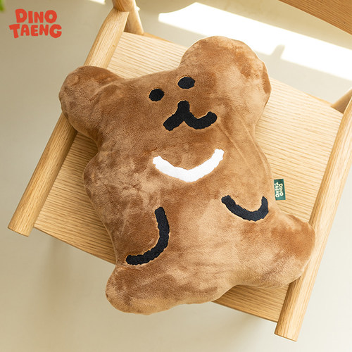 LINE FRIENDS 连我朋友 DINOTAENG 呆萌町抱枕 可爱卡通玩偶 - 图2