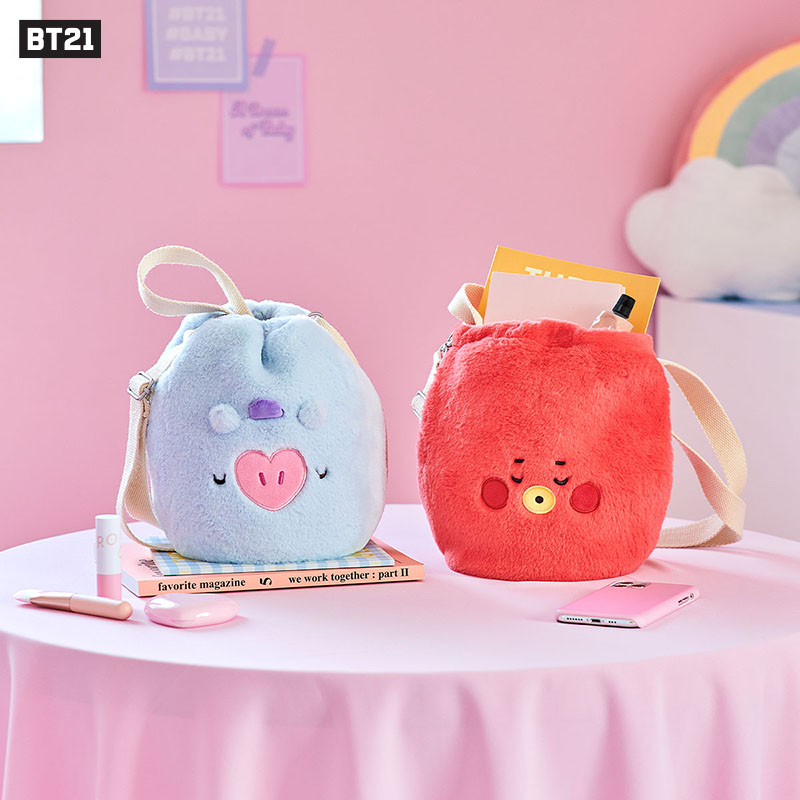 BT21 DREAM BABY系列大容量水桶包 卡通动漫斜挎包 LINE FRIENDS - 图1