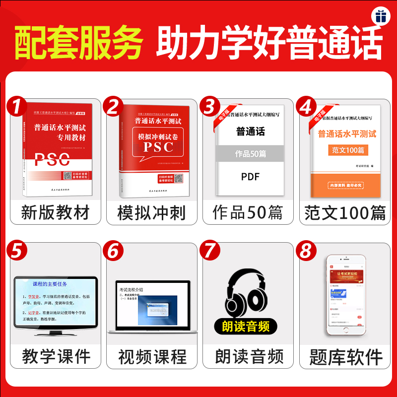 【新大纲】2024年普通话水平测试专用教材全真模题拟试卷二甲二乙等级考试考级资料书训练与实施纲要应试指导教程用书练习命题说话-图1