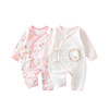 2026 Baby Clothes Summer Thin Onesie Pure Cotton Baby Romper Suit Newborn Harness Long Sleeve Air-conditioned Room Suit