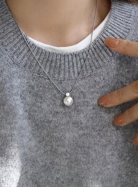 阿婉Wan轻奢高级感珍珠锆石项链