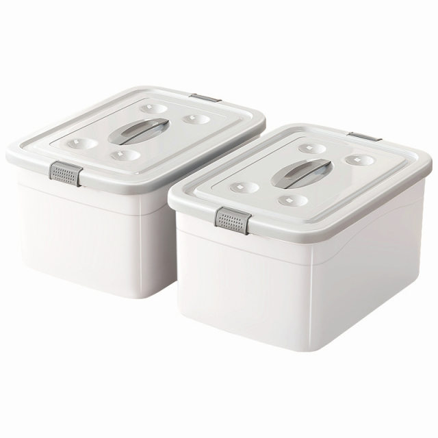 Clothing storage box with lid upgraded enhanced