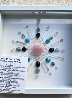 天然水晶阵列原石手作摆件