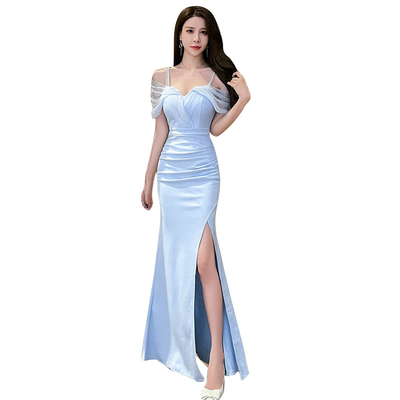 2025 New Night Club KTV Belle Evening Dress Health Mu Foot Bath Club Hotel Bar Dress