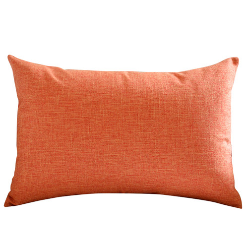 北欧简约纯色亚麻抱枕套不含芯办公室长方形腰枕沙发靠垫靠枕定做-图3