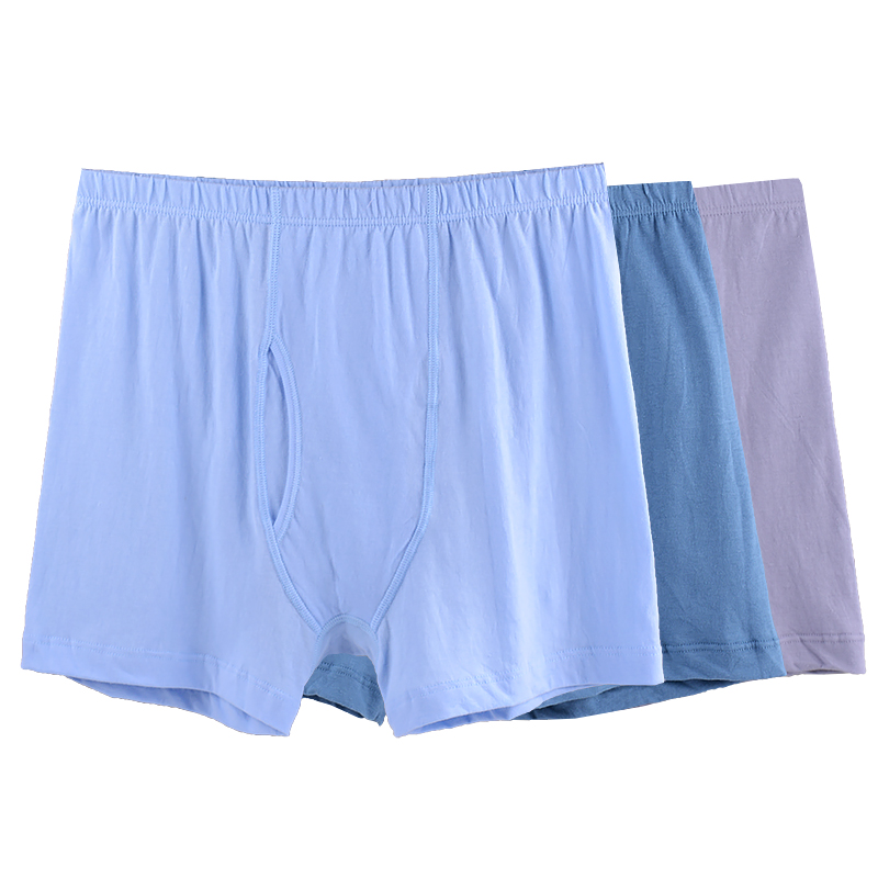 AB内裤男士中老年针织纯棉抗菌高腰柔软特大码四角裤头平角裤0982,淘宝优惠券,粉丝福利购,淘宝优惠卷