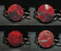 Jade Guilin Chicken blood jade bracelet Core Stones Big Red Gown Chishi Jewel Dragon Win Red Beyyu Original Stone New