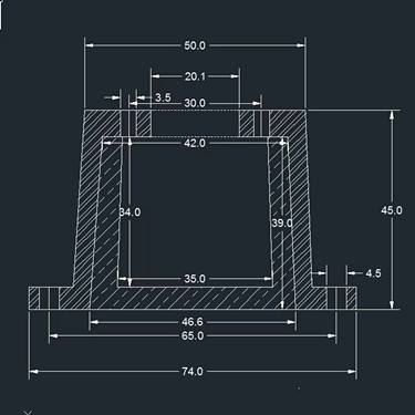 止口20mm旋转编码器支架光电固定架欧姆龙安装e6b2一cwz6c光洋 铝 - 图0