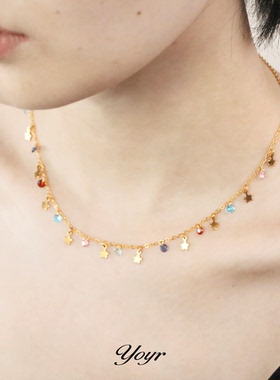 YOYR钛钢项链星影项链