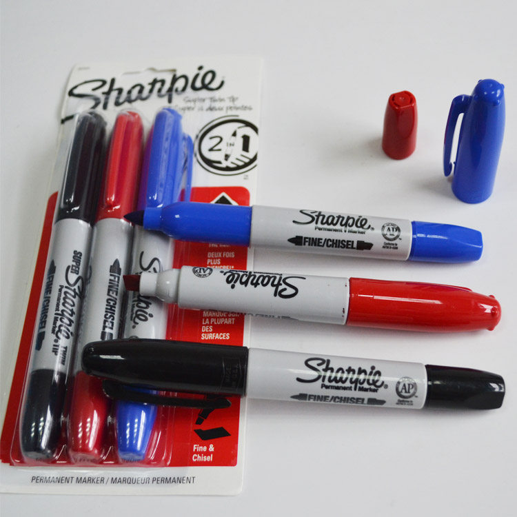 美国三福Sharpie油性特粗工业大双头记号笔 实验室标记笔36201,淘宝优惠券,粉丝福利购,淘宝优惠卷