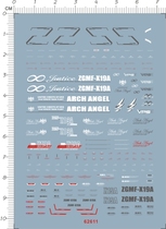 62611-11310 HG ZGMF-X19A Infinite Justice Unlimited Justice gd Water sticker 111